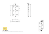 Finial Cabinet Hinge