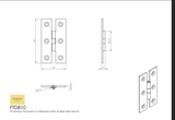H Pattern Hinge