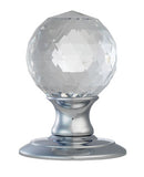 Facetted Crystal Knob