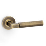 Plain Hurricane Lever on Round Rose