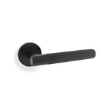 Reeded Spitfire Lever on Round Rose