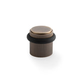 Brunel Reeded Floor Mounted Doorstop