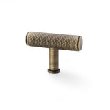 Crispin Knurled T-bar Cupboard Knob