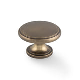 Cambridge Round Cupboard Knob 38mm Dia.