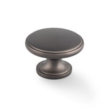 Cambridge Round Cupboard Knob 38mm Dia.