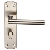 Residential Mitred Lever on Backplate