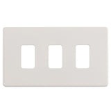 Enhance White Grid Plates