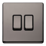Concealed 3mm 2 Gang Switch