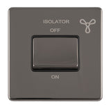 Concealed 3mm Fan Isolator Switch