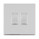 Concealed 3mm 2 Gang Switch