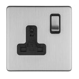Concealed 3mm 1 Gang Socket