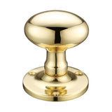 Oval Mortice Knob Furniture 62.5mm Rose dia.
