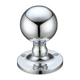 Ball Mortice Knob Furniture 62.5mm Rose dia.