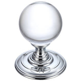 Glass Ball Mortice Knob - 55mm
