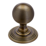 Ringed Mortice Knob - Concealed Fix - Solid