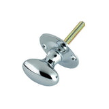 Oval Thumb Turn - Rack Bolt 38mm Rose dia.