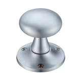 Mushroom Mortice Knob Furniture 60mm Rose dia.
