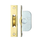 Brass Ball Bearing Pulleys - 1 3/4" Square Forend