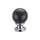 Glass Ball Cabinet Knob - Plain 25mm