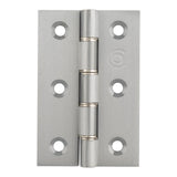 Double Stainless Steel Washered Brass Butt Hinge
