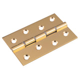 Double Steel Washered Brass Butt Hinge