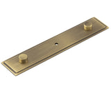 Rushton Backplate for Cupboard Knobs 140 x 30mm