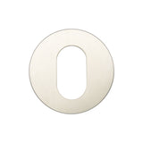 Stainless Steel Oval Profile Escutcheons Grade 201 52x8mm Satin Stainless Steel