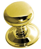 Jedo Mushroom Mortice Door Knobs 62mm Diameter 62mm Polished Brass