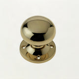 Jedo Mushroom Mortice Door Knobs 57mm Diameter 57mm Polished Brass