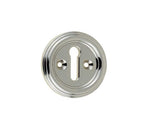 Jedo Parisian Standard Keyway Escutcheon 42mm Polished Nickel