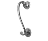 Jedo Sloane Door Knocker with Round Rose 196mm Polished Chrome