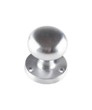 Jedo Mushroom Mortice Door Knobs 60mm Diameter Satin Chrome