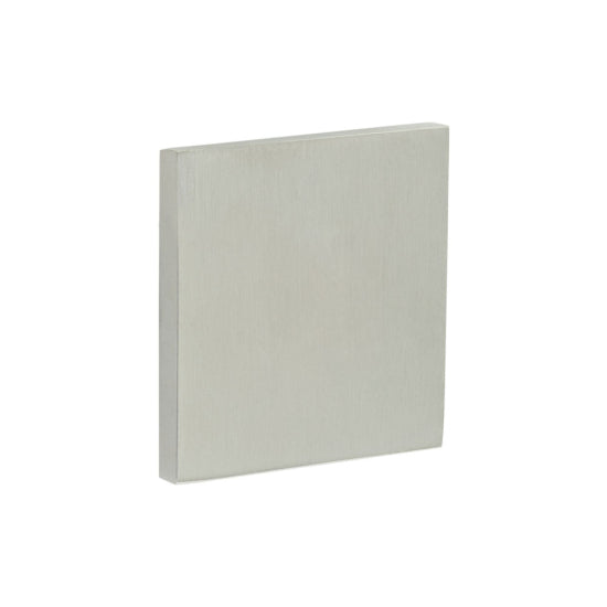 CR-N10 Satin Stainless Steel Blank Square Rose Escutcheon Cover