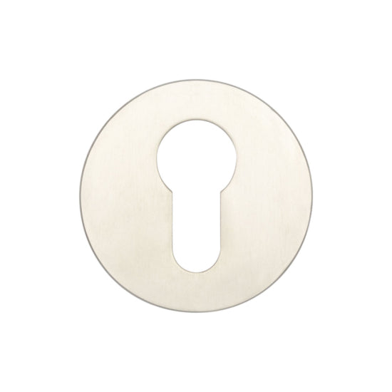 Stainless Steel Euro profile Escutcheons Grade 201 52x8mm Satin Stainless Steel