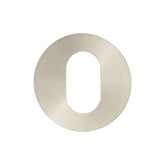 Stainless Steel Oval Profile Escutcheons Grade 304 52x5mm Satin Stainless Steel