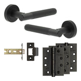 Complete Venice Door Handle Pack - Internal Doors - Black