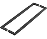 Nero Mitred Knurled Pull handles B/B Fixing
