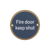 Stainless Steel Fire Door Keep Shut