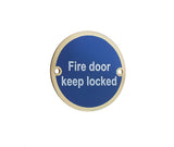 Stainless Steel Fire Door Locked