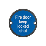 Stainless Steel Fire Door Keep Locked Shut