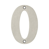 Numerals Satin Stainless Steel Finish