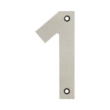 Numerals Satin Stainless Steel Finish