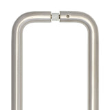 Stainless Steel 19mm D Shape Pull Handles B2B Fixing