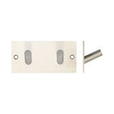 Double Robe Hook 94x46mm Satin Stainless Steel