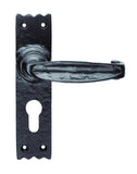 Slimline V Lever on Lock Backplate