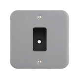Metal Clad Grid Faceplate with Back Box
