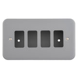 Metal Clad Grid Faceplate with Back Box