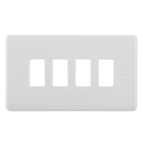 Enhance White Grid Plates