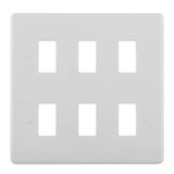 Enhance White Grid Plates