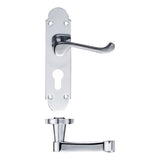 Project Oxford lever on euro backplate - 168mm x 42mm